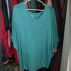 Maurices XL 24/7 Teal Shirt
